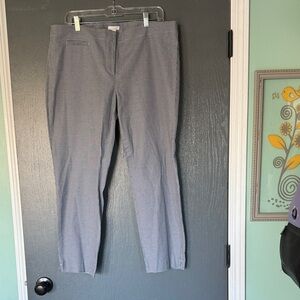 J. Jill Black and White Houndstooth Pants